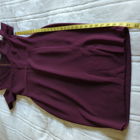Express cold shoulder midi dress - size 0 - Picture 8 of 11